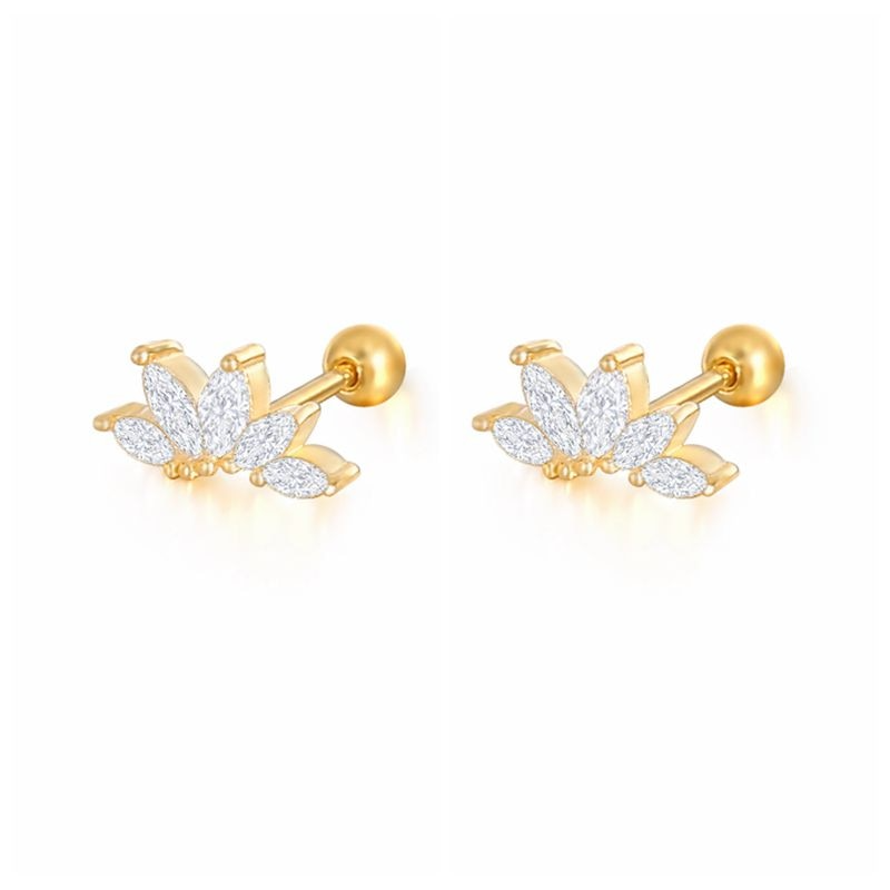 Zircon Pave Earrings - Tilly