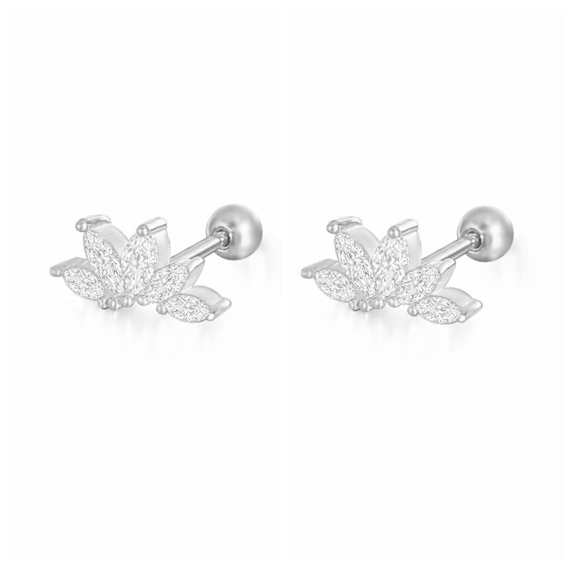 Zircon Pave Earrings - Tilly