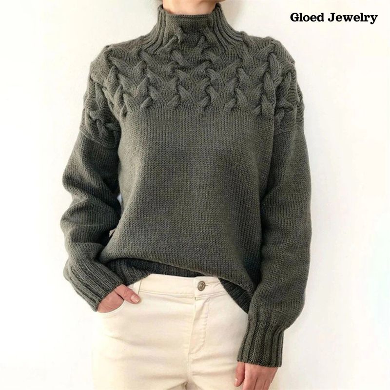 Turtleneck Sweater – Soft & Cozy Knit Comfort - Bailey