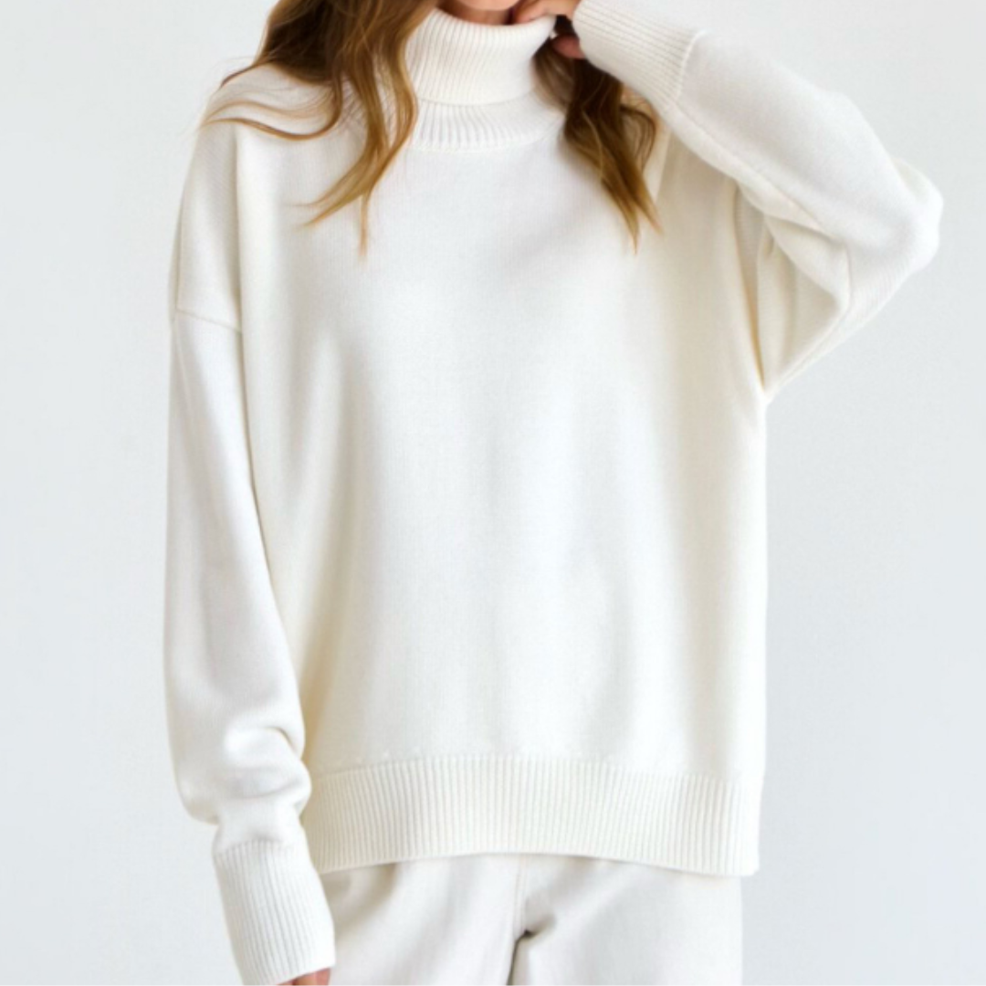 Elena | Women’s Elegant Turtleneck Sweater | Cozy & Chic