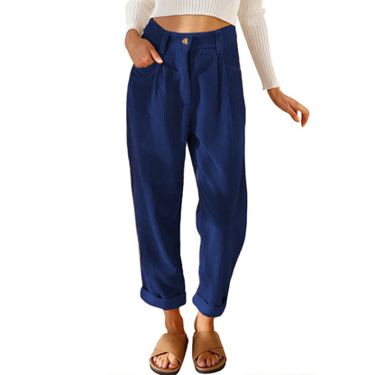 Clementine | Women’s Stylish Corduroy Trousers | Soft