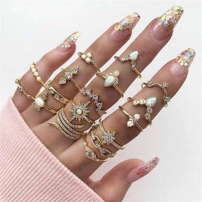 Premium Ring Set 12-Piece Collection