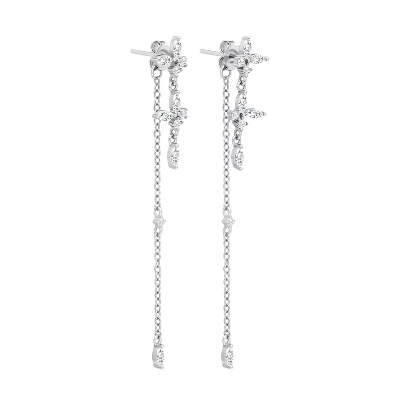 Elegant Chain Earrings - Astrid