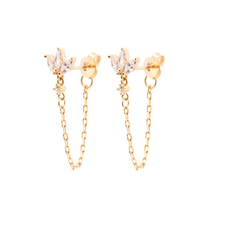 Elegant Chain Earrings - Astrid