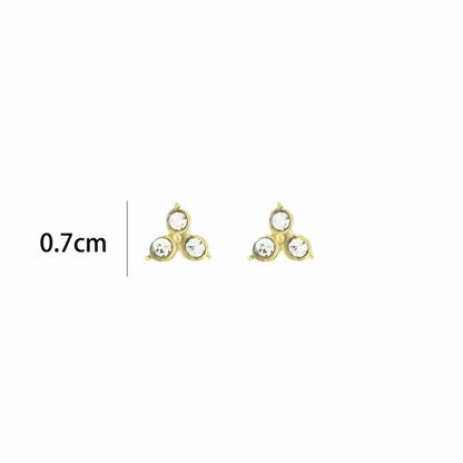 Crystal Stud Earrings - Alana