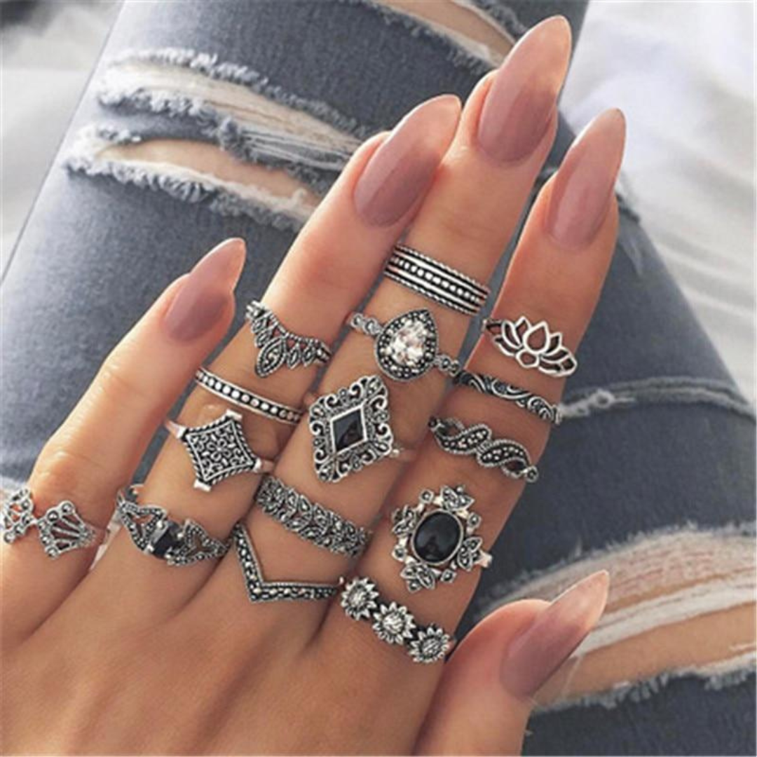 Premium Ring Set 12-Piece Collection