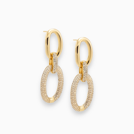 Luxurious Radiant Hoop Earrings