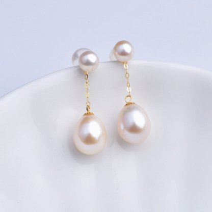 Lustrous Pearl Drop Earrings