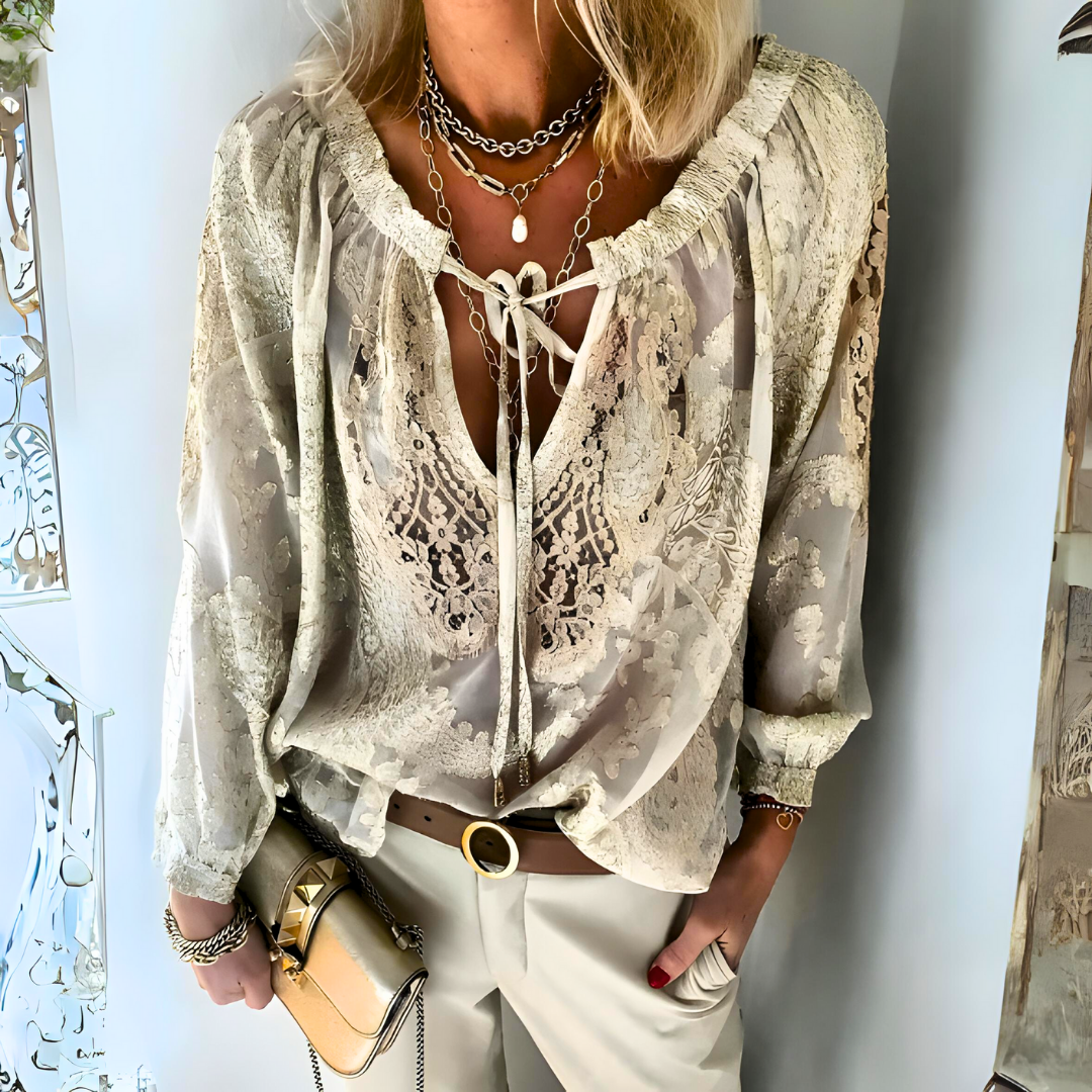 Alberta | Women's Boho Blouse | Vintage Charm