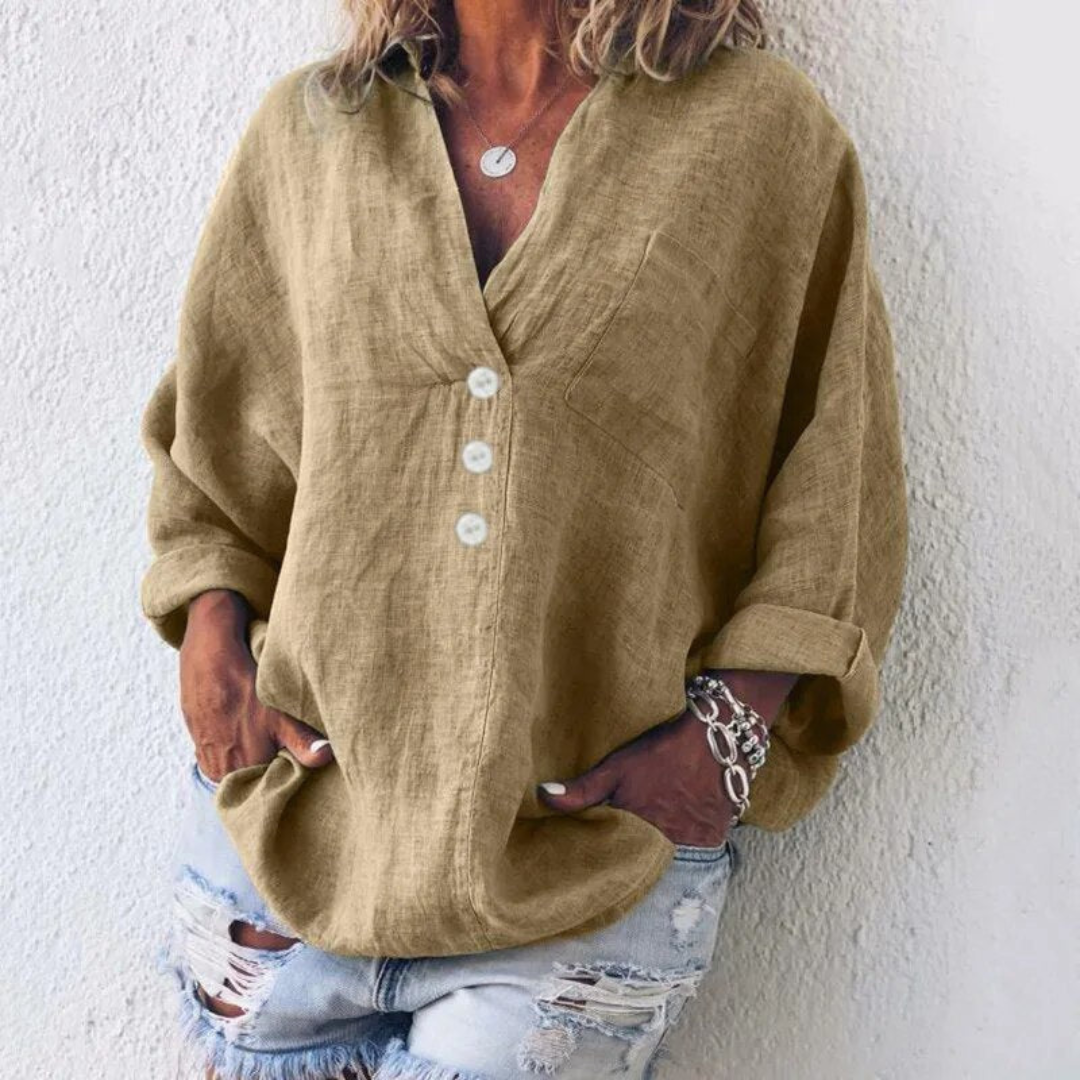 Elise | Women’s Ibiza-Style Blouse | Breezy & Chic