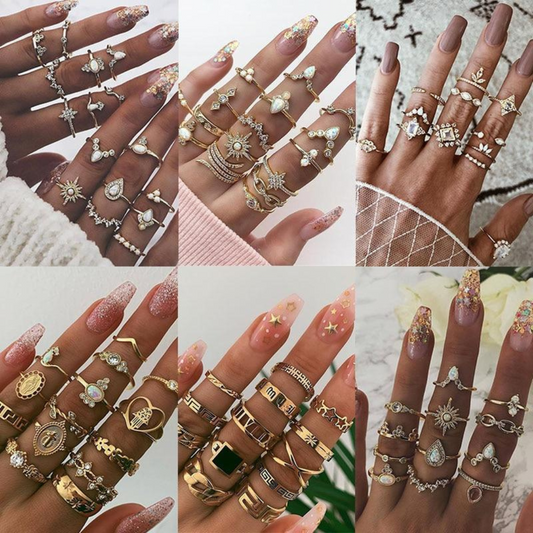 Premium Ring Set 12-Piece Collection