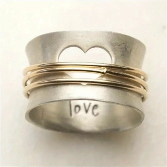 Vintage Elegant Love Ring