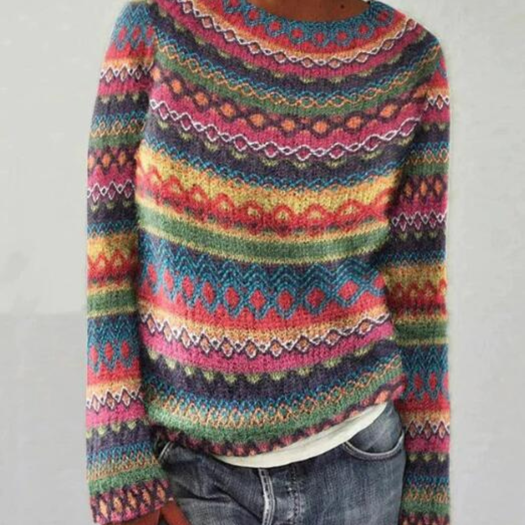 Bianca | Women’s Vibrant Knit Sweater | Multicolor