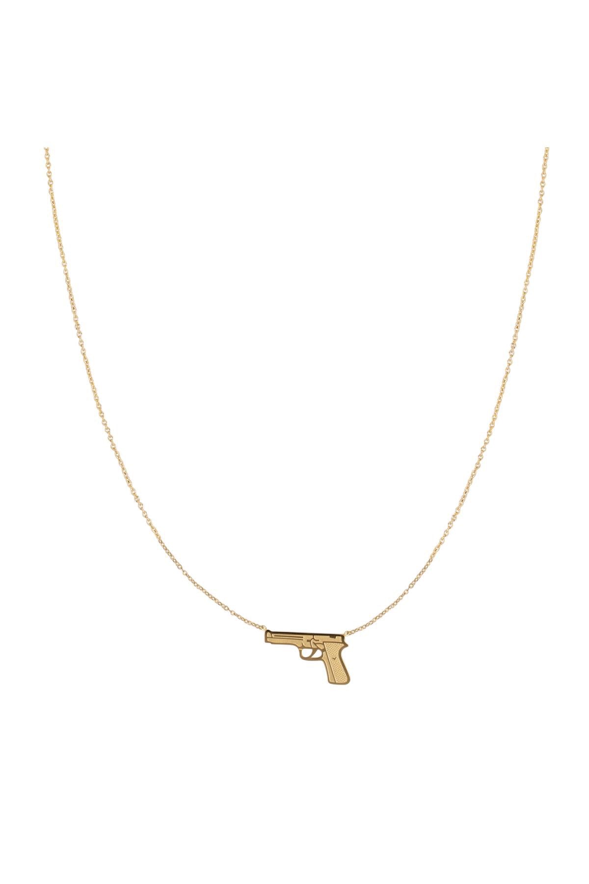 Pistol Pendant Necklace - Soleil