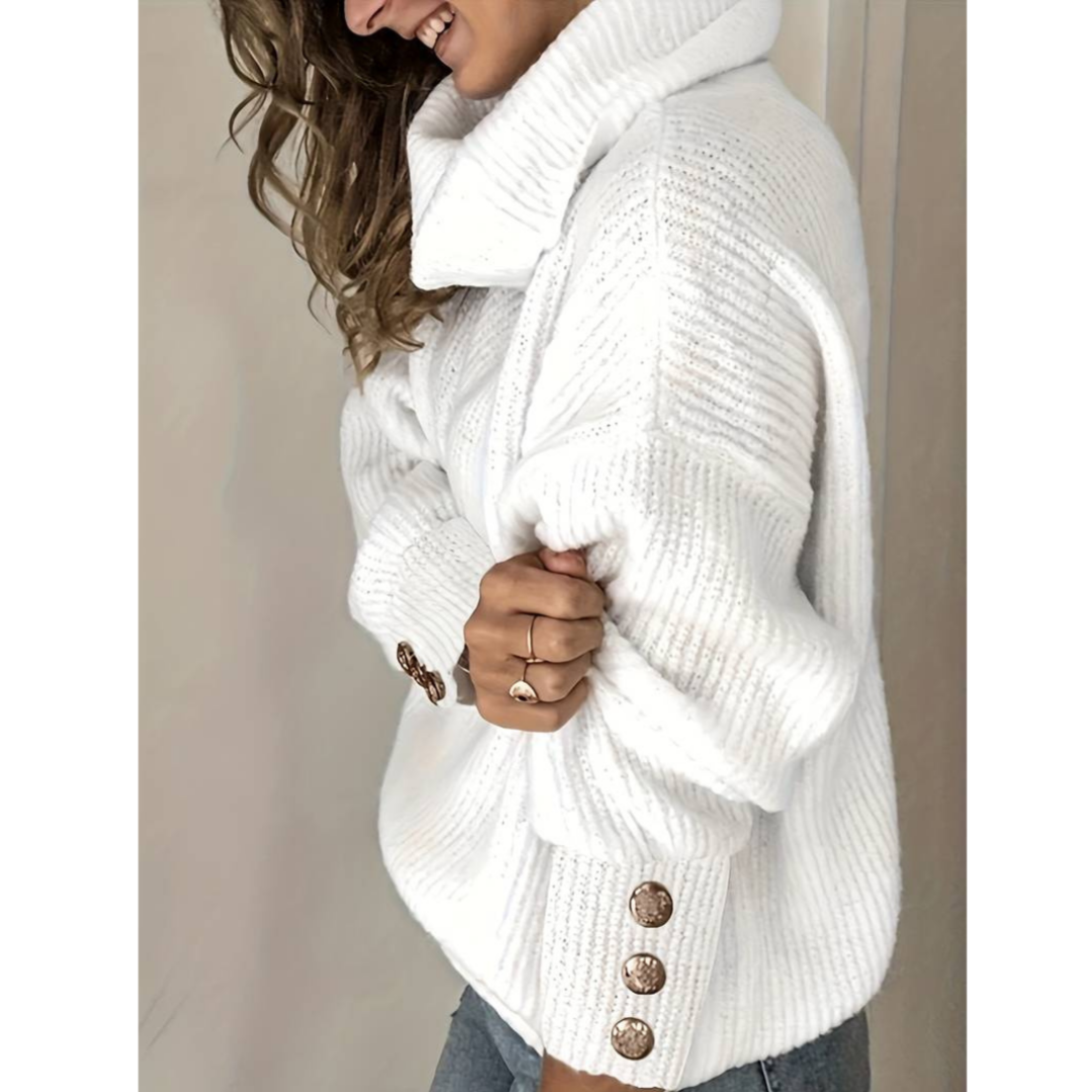 Emeline | Women’s Turtleneck Sweater | Warm & Cozy