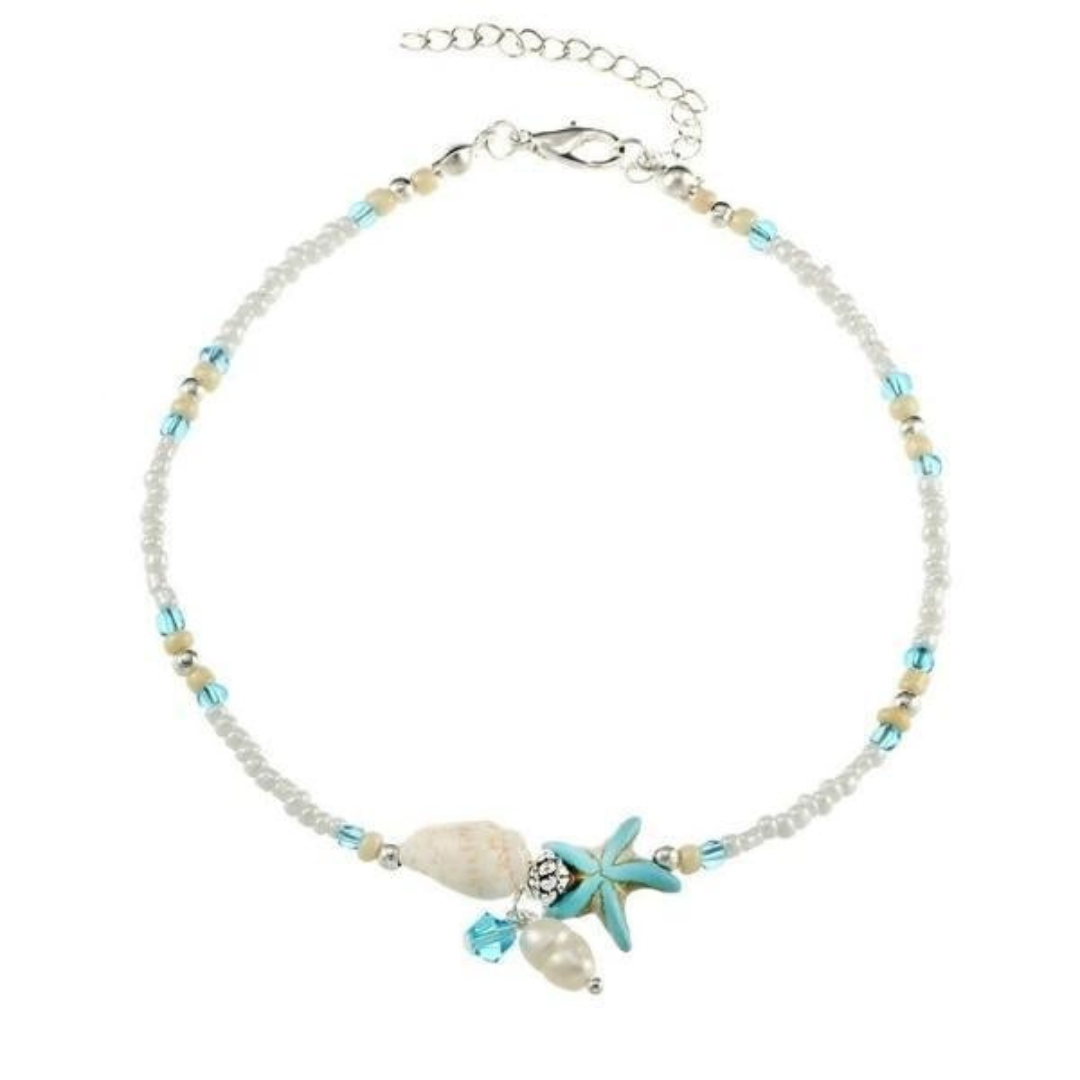 Natural Star & Shell Anklet Bracelet