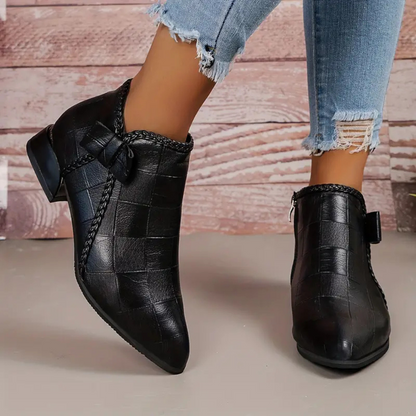 Agnes | Women's Low Heel Boots | Comfortable