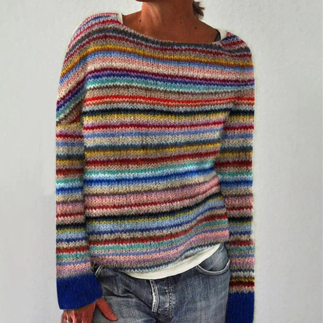 Bianca | Women’s Vibrant Knit Sweater | Multicolor