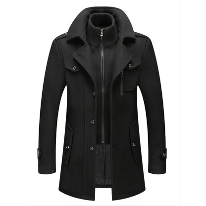 Dorothy | Men’s Double Collar Coat | Warm & Stylish