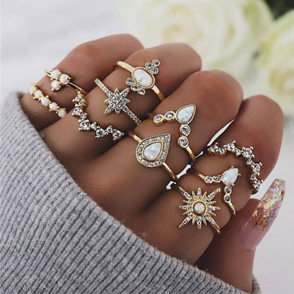 Premium Ring Set 12-Piece Collection