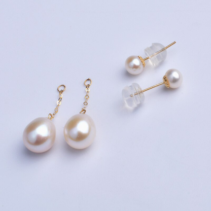 Lustrous Pearl Drop Earrings