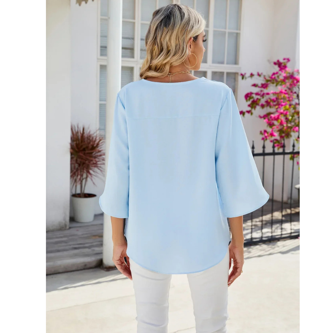 Danielle | Women’s Elegant Blouse | V-Neck