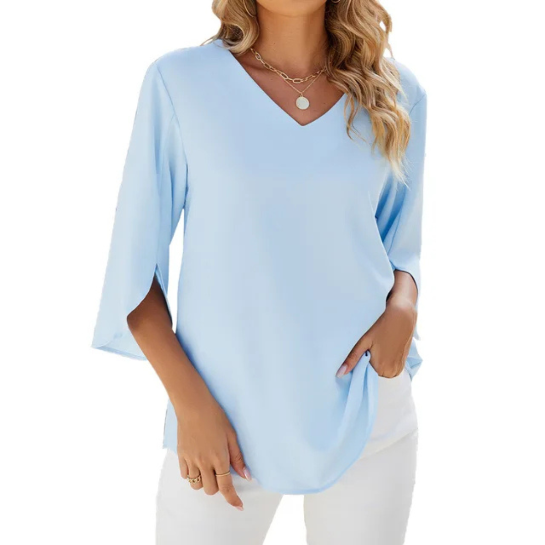 Danielle | Women’s Elegant Blouse | V-Neck