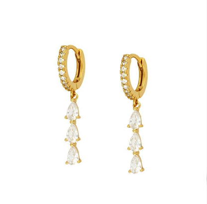 Elegant Drop Pendant Earrings - Talia