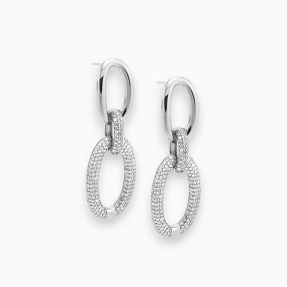 Luxurious Radiant Hoop Earrings