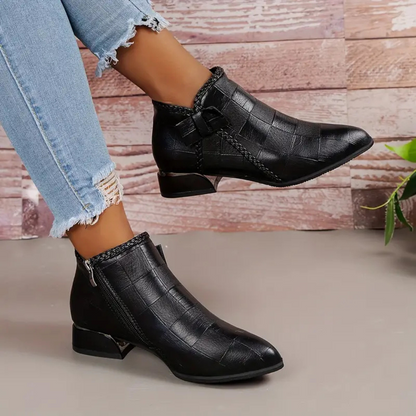 Agnes | Women's Low Heel Boots | Comfortable