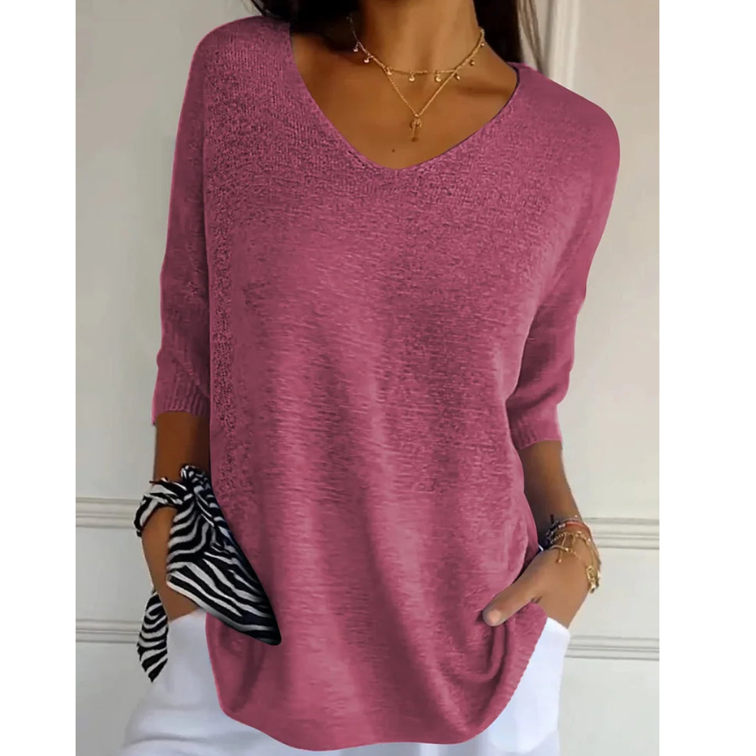 Blythe | Women’s Comfortable Knitted Top | V-neck