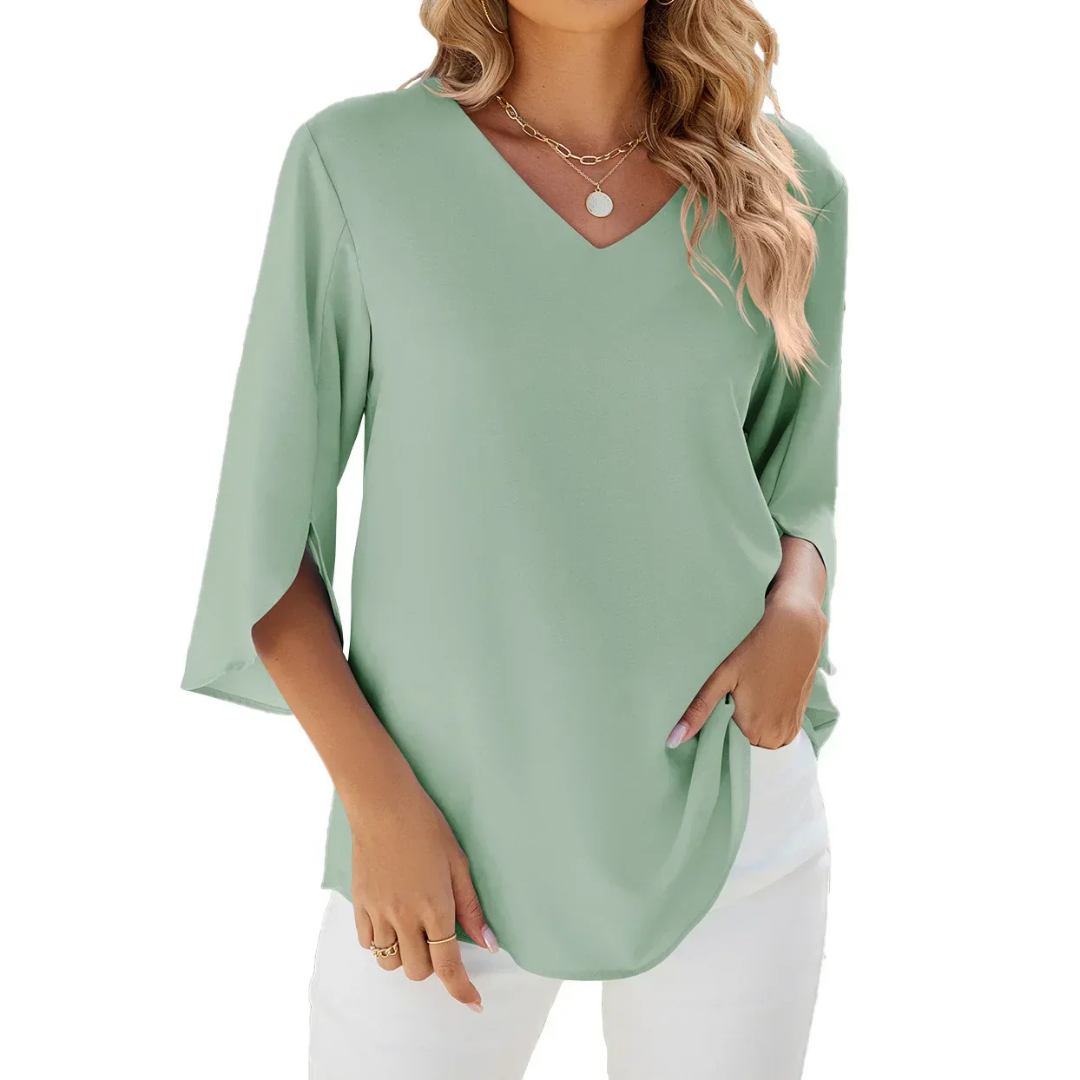 Danielle | Women’s Elegant Blouse | V-Neck