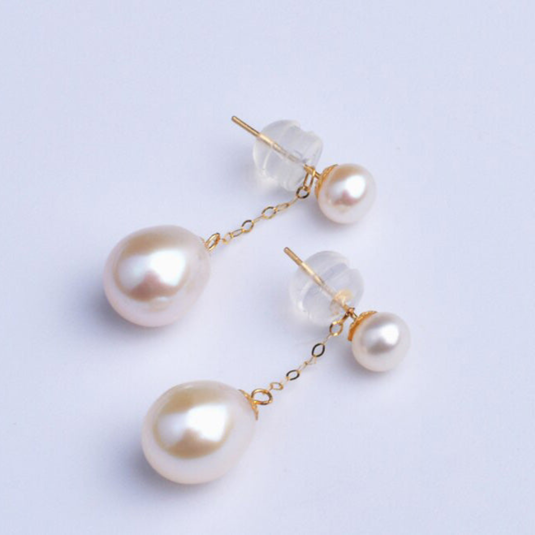 Lustrous Pearl Drop Earrings