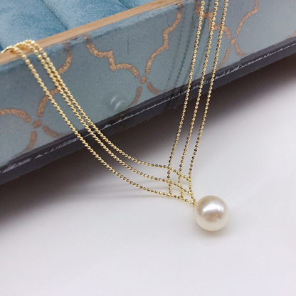 Lustrous Woven Pearl Necklace