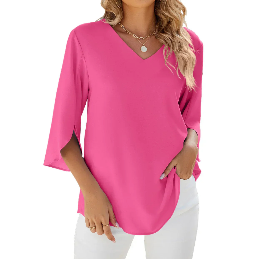 Danielle | Women’s Elegant Blouse | V-Neck