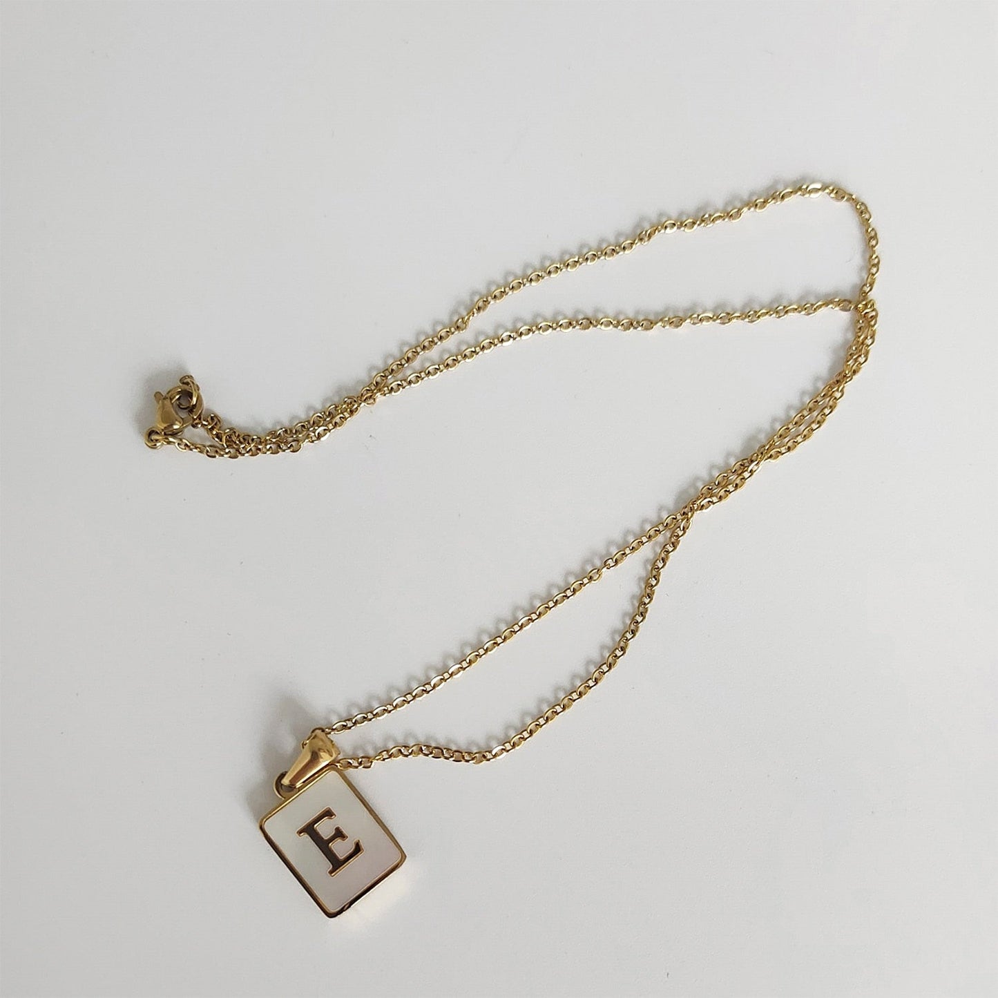 Initial Letter Pendant Necklace - Greta