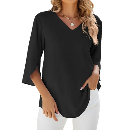 Danielle | Women’s Elegant Blouse | V-Neck