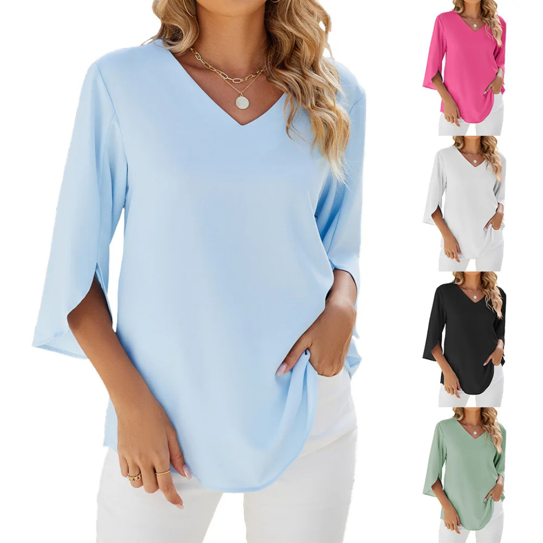 Danielle | Women’s Elegant Blouse | V-Neck