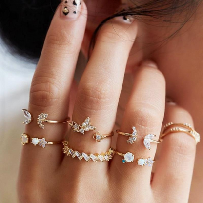 Premium Ring Set 12-Piece Collection