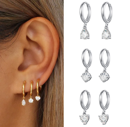 Elegant Drop Earrings - Quinn