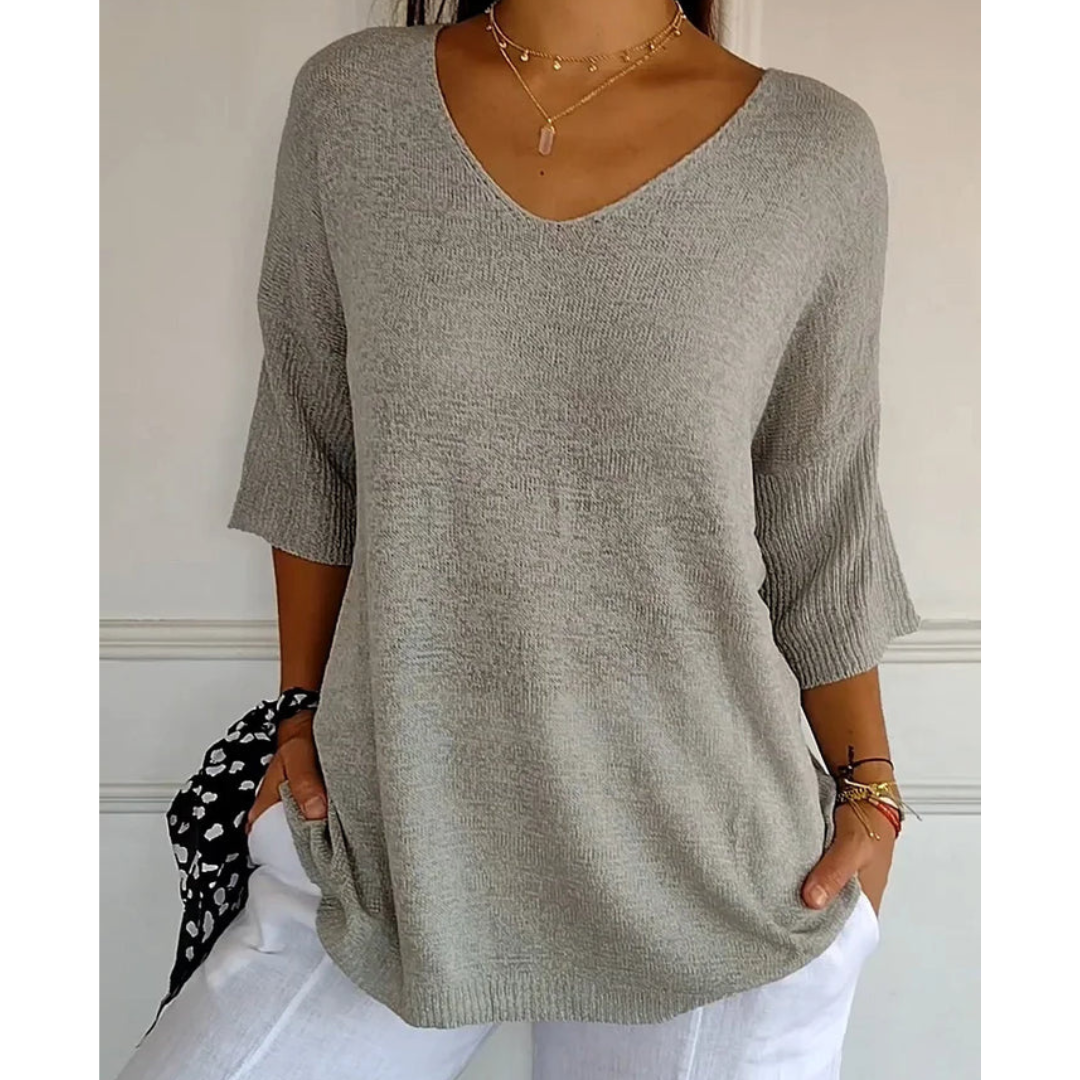 Blythe | Women’s Comfortable Knitted Top | V-neck