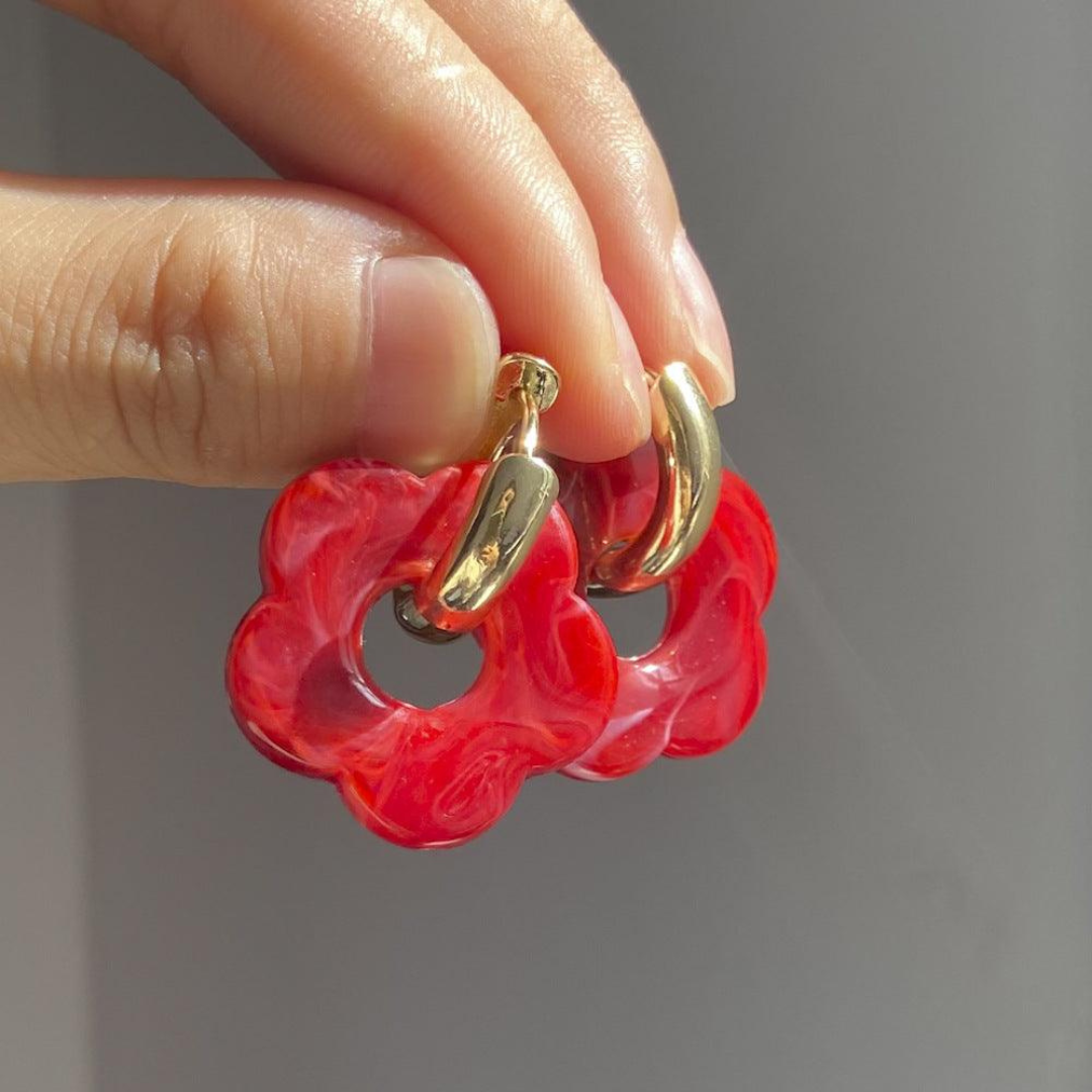 Elegant Floral Earrings