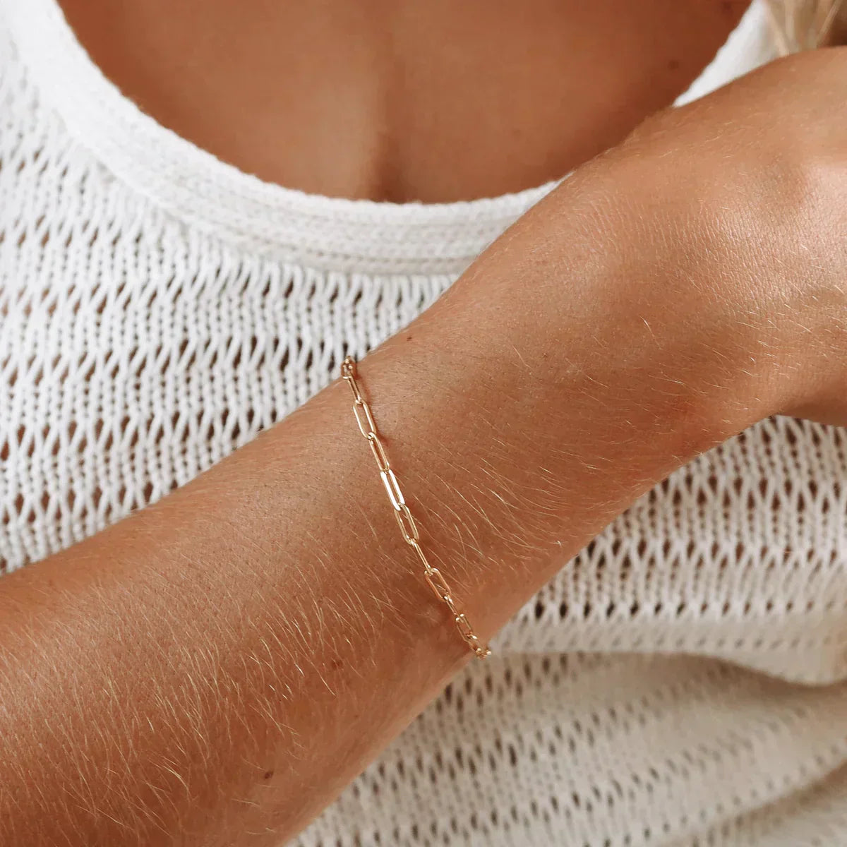 Elegant Paperclip Bracelet - Tahlia