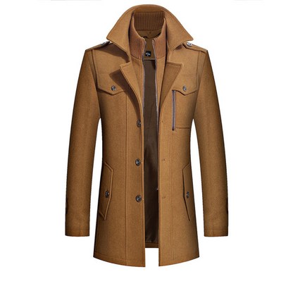 Dorothy | Men’s Double Collar Coat | Warm & Stylish