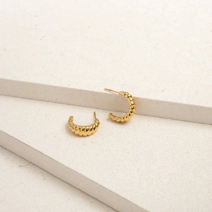 Croissant Hoop Earrings - Kirsten