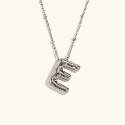 Balloon Gold Initial Necklace - Diana