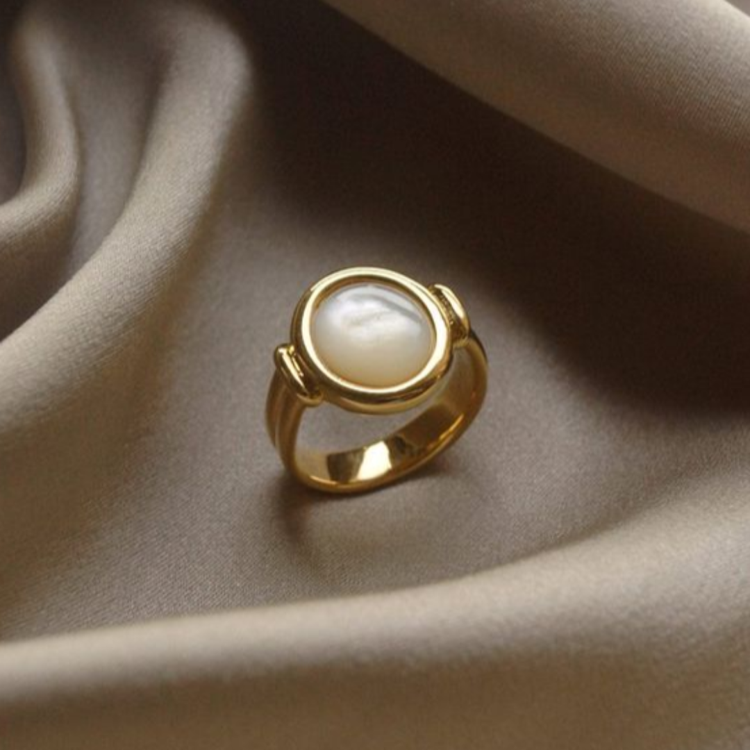 Timeless Lustrous Pearl Ring