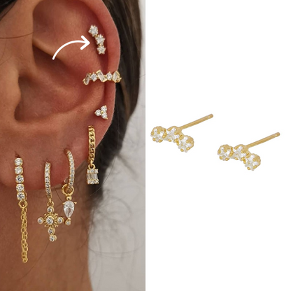 Elegant Hoop Earrings Set - Eden