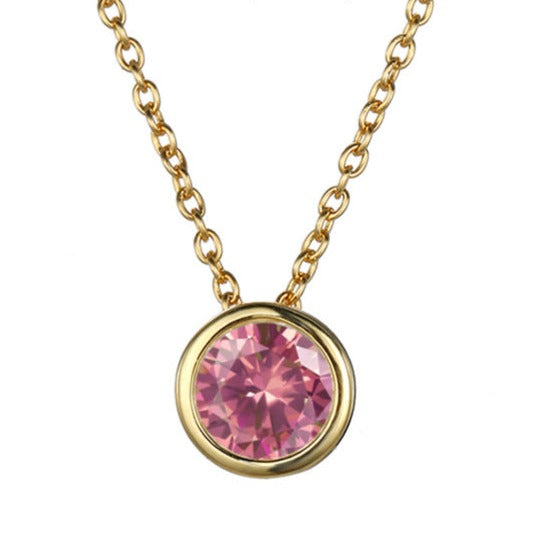 Birthstone Pendant Necklace - Eliza