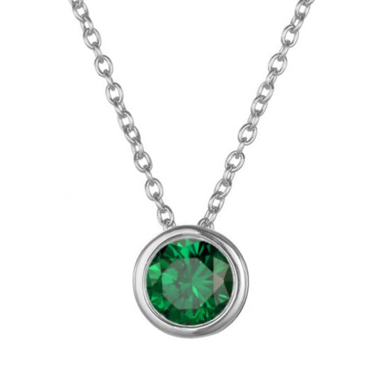 Birthstone Pendant Necklace - Eliza